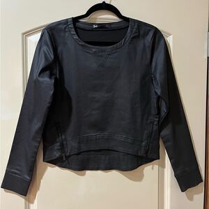 3x1 NYC Long Sleeve Crop Top Black Women’s Size Small